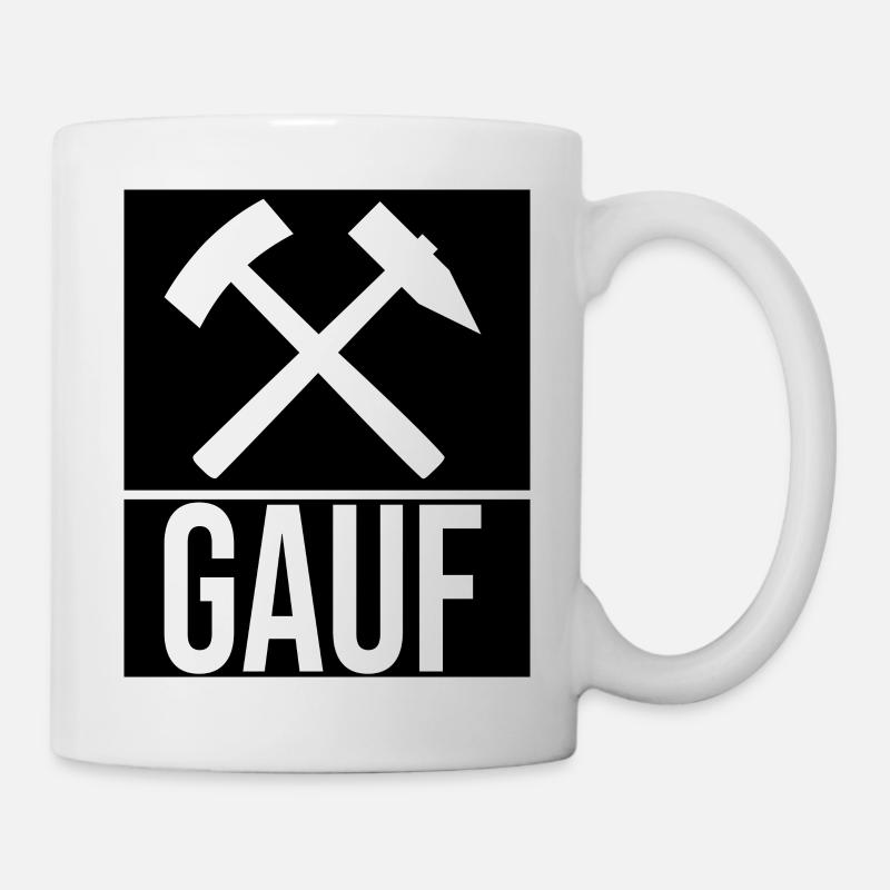 Erzgebirge Gauf Gruß - Tasse - Weiß