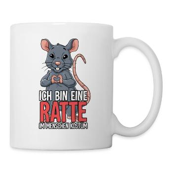 Ich Bin Eine Ratte - Tasse - Weiß - Rechts