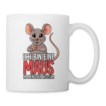 Ich Bin Eine Maus - Tasse - Weiß - Rechts