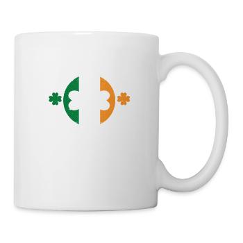 Funny Clover Stamps St. Patrick's Day Part - Mug - white - Right
