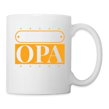 Grandpa, best grandfather Super Opi, niece grandson - Mug - white - Right