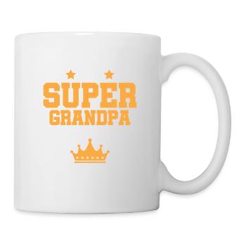 Grandpa, best grandfather Super Opi, niece grandson - Mug - white - Right