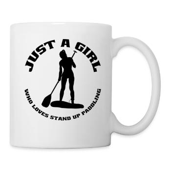 Stand Up Paddle Dire Surfing Girl Funplus - Mug blanc - blanc - Droite