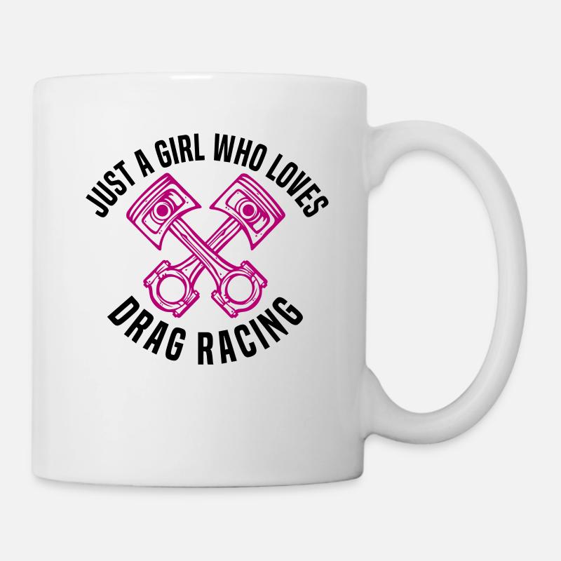 Pilote de course Racing Car Tuning Racing Motorsport - Mug blanc - blanc