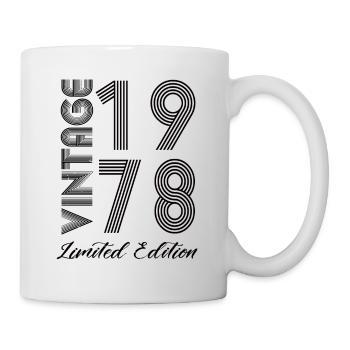 Vintage 1978 Vintage Birthday Retro Vintage - Mug - white - Right