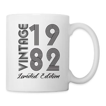 Vintage 1982 Vintage Birthday Retro Vintage - Mug - white - Right