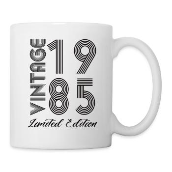 Vintage 1985 Vintage Geburtstag Retro Vintage - Tasse - Weiß - Rechts