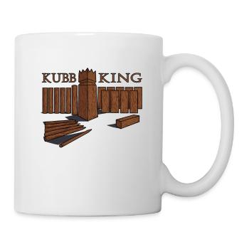 Wikingerschach - KUBB - Tasse - Weiß - Rechts