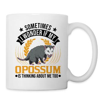 Opossum Cadeau Marsupial Opossum - Mug blanc - blanc - Droite