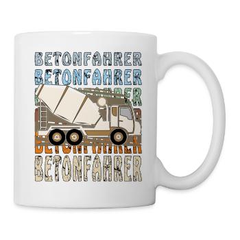 BETONFAHRER - Tasse - Weiß - Rechts