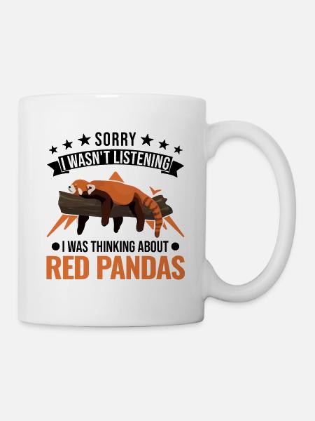 Roter Panda Geschenk Katzenbär Red Panda - Tasse - Weiß
