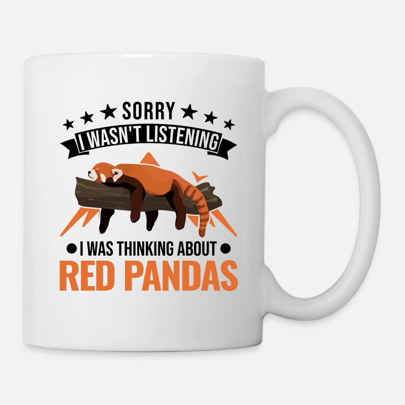 Roter Panda Geschenk Katzenbär Red Panda - Tasse - Weiß