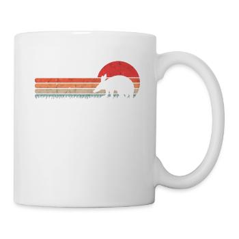 Erdferkel Retro Aardvark Vintage - Mug blanc - blanc - Droite