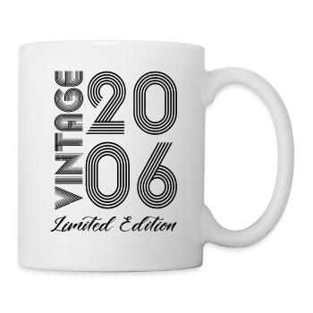 Millésime 2006 Vintage Anniversaire Rétro Vintage - Mug blanc - blanc - Droite