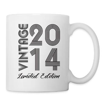 Vintage 2014 Vintage Birthday Retro Vintage - Mug - white - Right