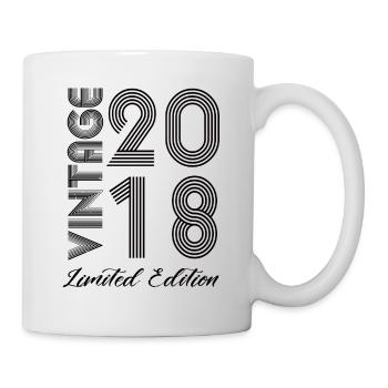 Vintage 2018 Vintage Birthday Retro Vintage - Mug - white - Right