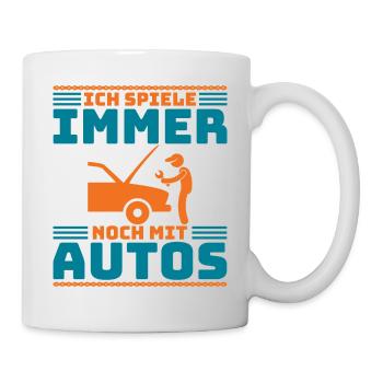 KFZ Mechaniker Auto Tuning, Racing Car, Techniker - Tasse - Weiß - Rechts