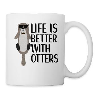 Otter Outfit Sea Otter Lovers - Mug - white - Right