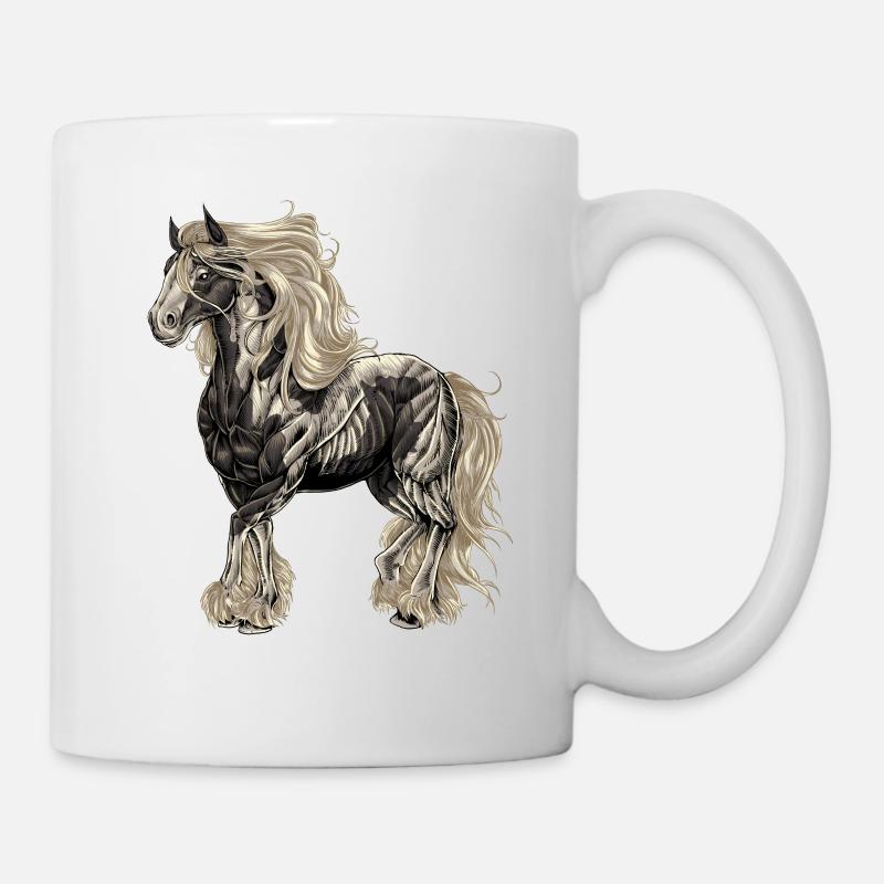 Drawing of a graceful Tinker - Mug - white