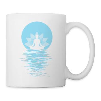 Yoga Yogini Health Meditation Outfits Girls - Mug - white - Right