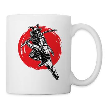Samurai Japanese Warrior Bushido - Mug - white - Right