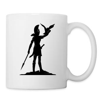 Athena Goddess of Wisdom Ancient Greek - Mug - white - Right