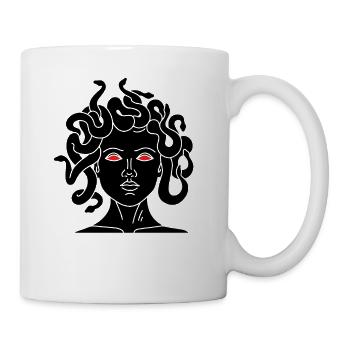 Medusa Gorgones Monstres grecs antiques - Mug blanc - blanc - Droite