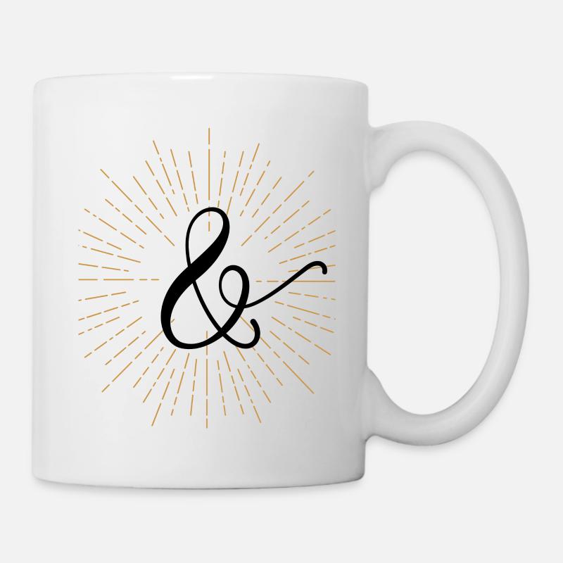 Esperluette - Mug blanc - blanc