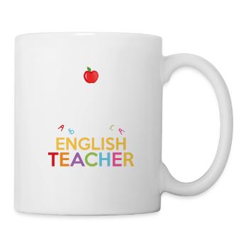 Keep Calm The English Teacher Is Here Grammar Lang - Mug - white - Right