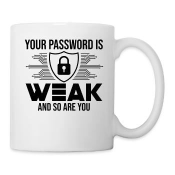 Drôle de cybersécurité Sécurité informatique - Mug blanc - blanc - Droite