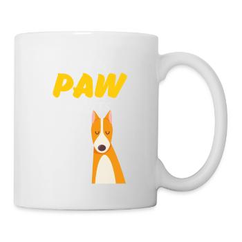 Ich treffe Pfotenentscheidungen, ich treffe schlechte Entscheidungen Hundeliebhaber - Tasse - Weiß - Rechts
