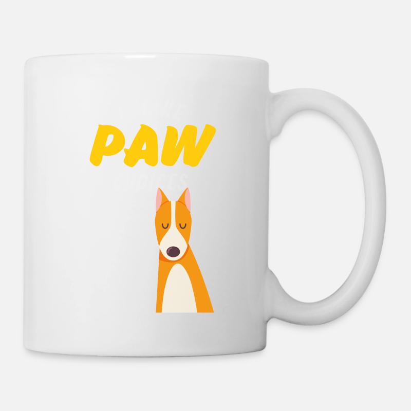 Je fais des choix de pattes, je fais de mauvais choix amoureux des chiens - Mug blanc - blanc
