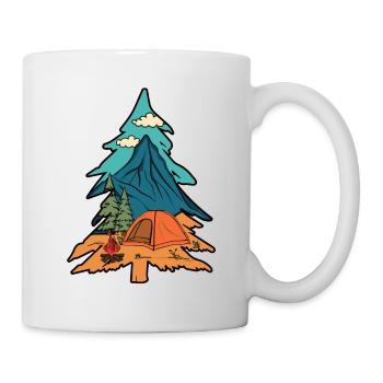Camping Camping Campfire Forest Nature - Mug - white - Right