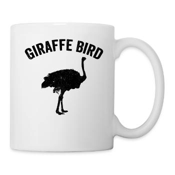 Funny Ostrich Giraffe Bird - Mug - white - Right