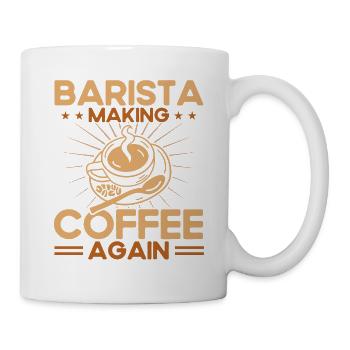 Barista Gift Idea Coffee Lover Coffee Brewing - Mug - white - Right