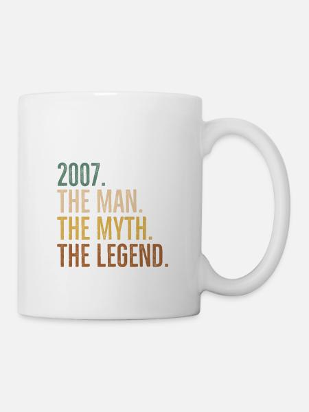 April 2007 Der Mann Der Mythos Die Legende - Tasse - Weiß