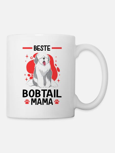 Beste Bobtail Mama Altenglischer Bobtail - Tasse - Weiß