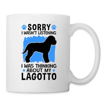 Thought of Lagotto Romagnolo Truffle dog - Mug - white - Right