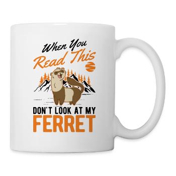 Ferret lover Ferret Gift - Mug - white - Right