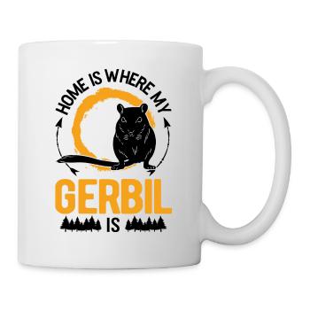 Home is where my Gerbil is Gerbil Gerbil - Mug - white - Right