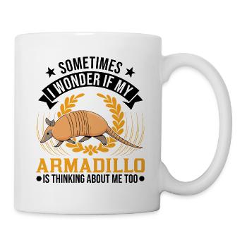 Armadillo Geschenk Gürteltier - Tasse - Weiß - Rechts