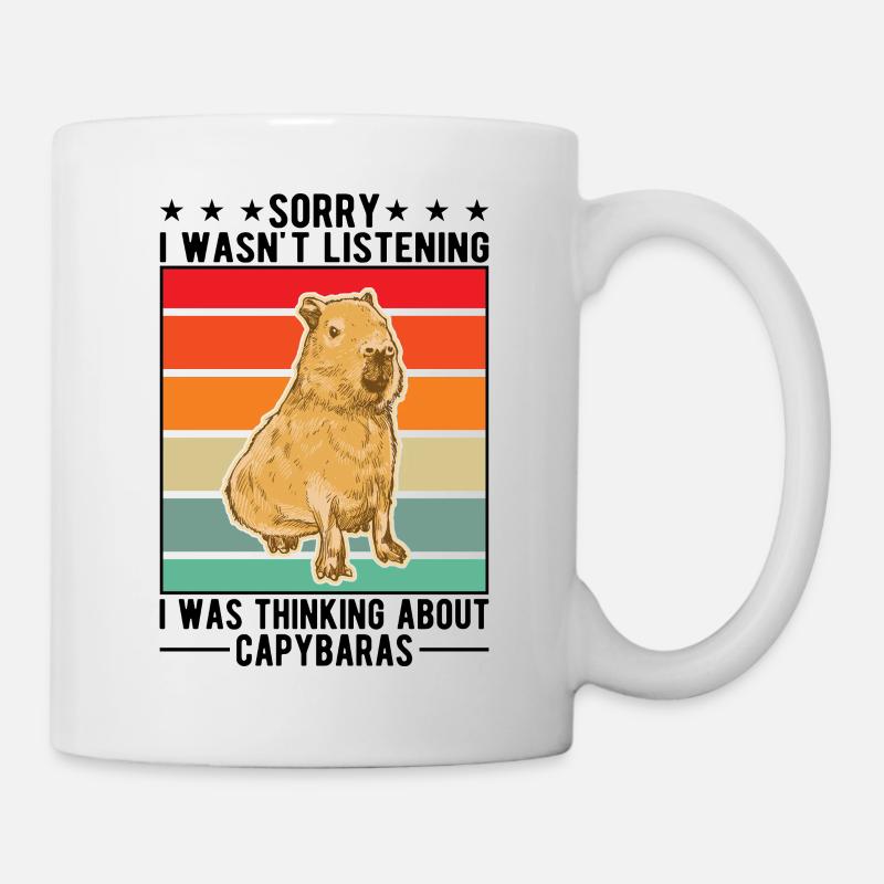 Capybara Cadeau Capibara capybara - Mug blanc - blanc