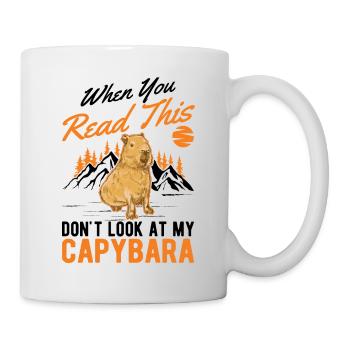 Capybara Gift Capibara capybara - Mug - white - Right