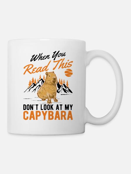 Capybara Cadeau Capibara capybara - Mug blanc - blanc