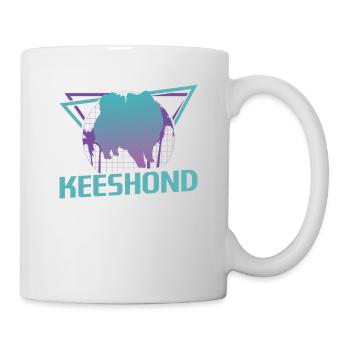 Retro Keeshond Dog Lover - Mug - white - Right