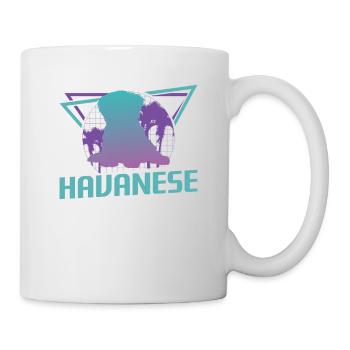Retro Havanese Dog Lover - Mug - white - Right