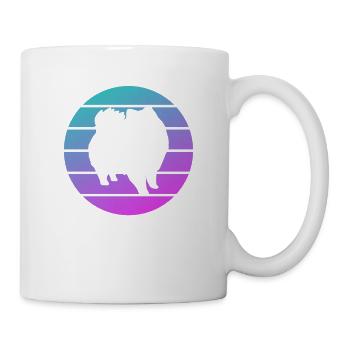 Retro Keeshond Dog Lover - Mug - white - Right