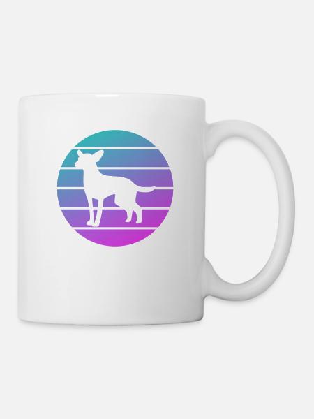 Retro-Spielzeug-Foxterrier-Hundeliebhaber - Tasse - Weiß