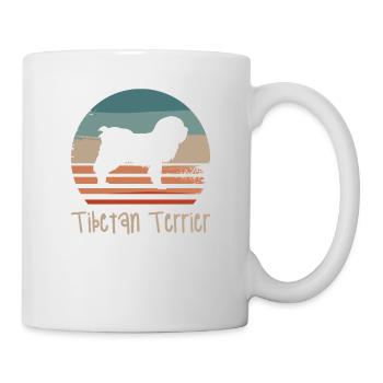 Vintage Retro Tibetan Terrier Dog Lover - Mug - white - Right