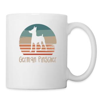 Vintage Retro German Pinscher Dog Lover - Mug - white - Right